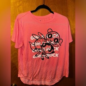 Powerpuff Girls “Girls Rock” Tshirt- juniors size XXL (19)